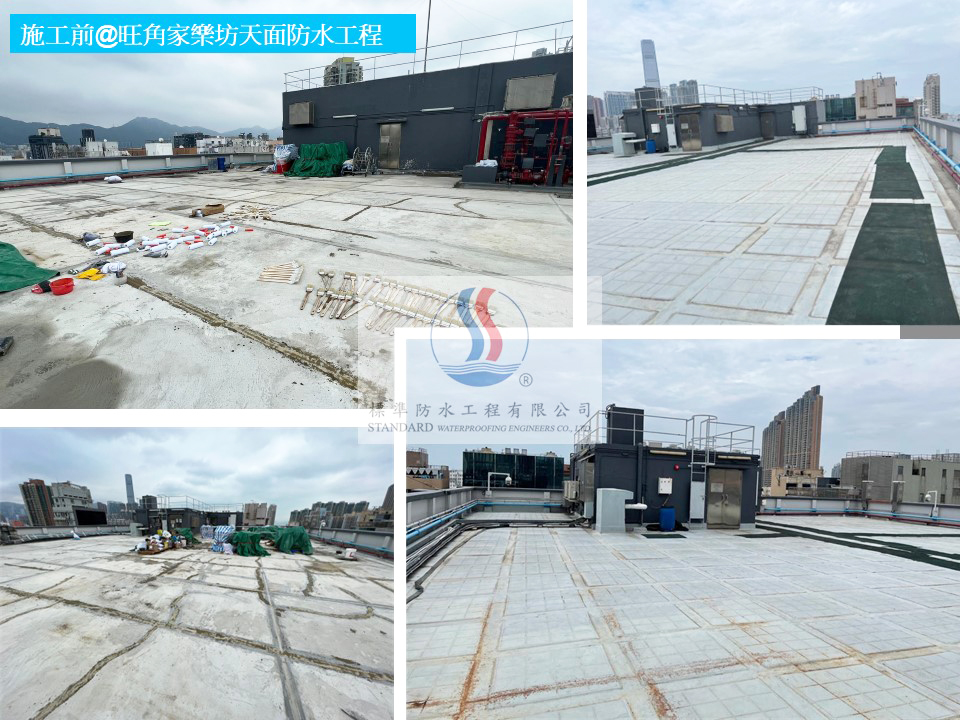 商廈商場天台防水層更換案例-40多年經驗優質防漏工程公司-天台防水層維修-天台漏水修補翻新工程-Roof-Surface-Waterproofing-Work-天台漏水處理-天面防水維修1