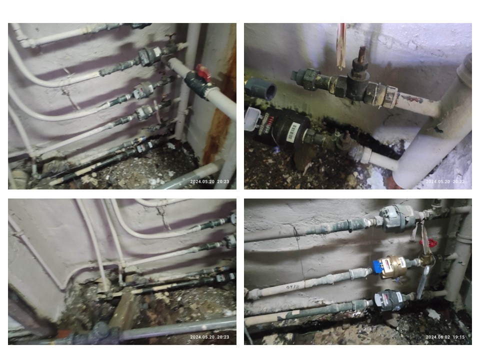 大角咀更換水錶前制及重裝水錶工程案例-水務署認可一級水喉匠-大廈樓層水錶房閘制維修-水錶前水制維修-水錶前漏水緊急維修9
