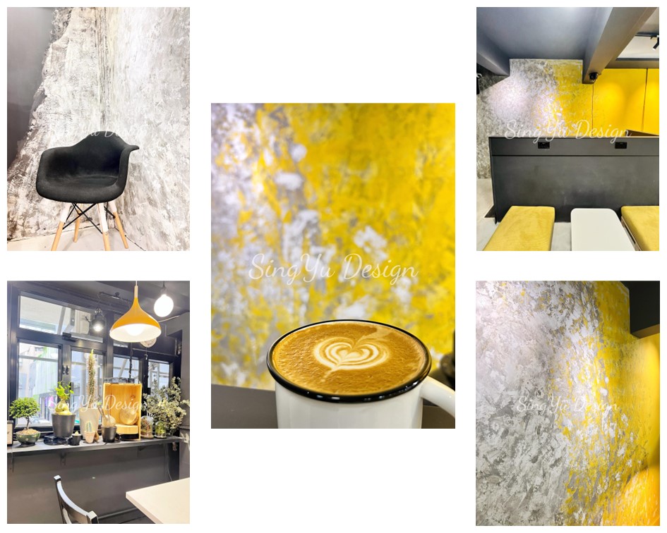 大角咀特色coffee-shop裝修設計-歐陸黃色主題-咖啡吧台設計-咖啡店設計-咖啡室裝修工程-Cafe裝修設計-小吧台設計-cafe裝修價錢2