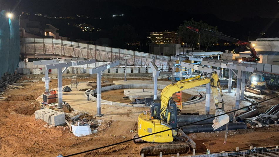 安翠街安健道行人天橋鋼結構工程-橋樑鋼結構工程／Steel-structure-bridge／天橋鋼結構工程／行人橋樑鋼結構工程／建築鋼結構工程3