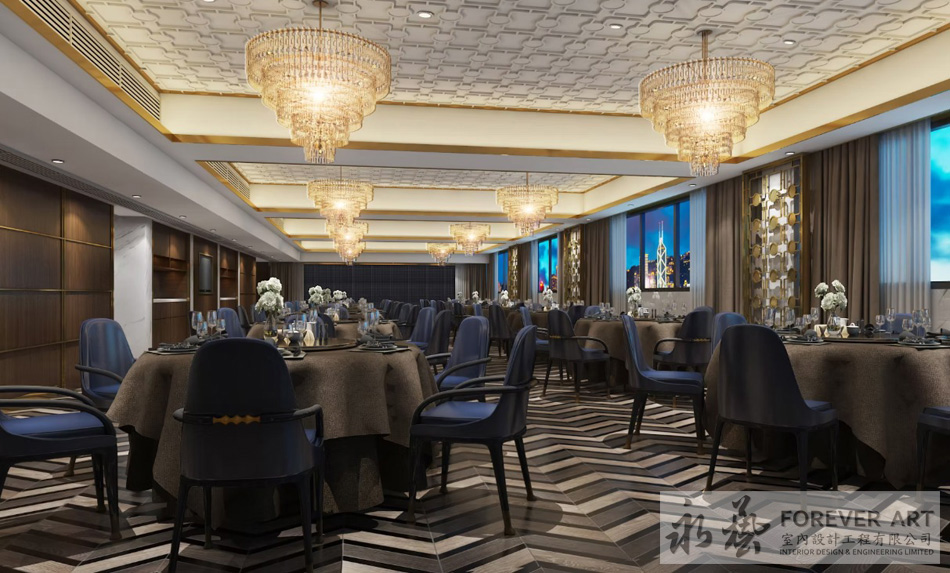宴會廳-餐廳裝修設計工程-現代餐廳設計-香港餐廳裝修設計費用報價-Restaurant-decoration-Interior-design-餐廳食肆翻新工程