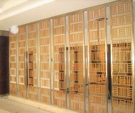 訂製 訂做 訂造通花屏風連安裝工程(不銹鋼材料-款式多變-耐用)酒樓會議室宴會廳酒店室內中式屏風復古屏風屏風間房餐廳屏風傢俬辦公室屏風仿木屏風傢俬不銹鏽鋼屏風7