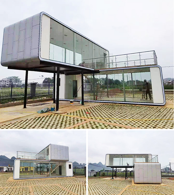 設計餐廳咖啡廳貨櫃屋 (可造上下雙層打通,加庇架及防水隔熱)D1