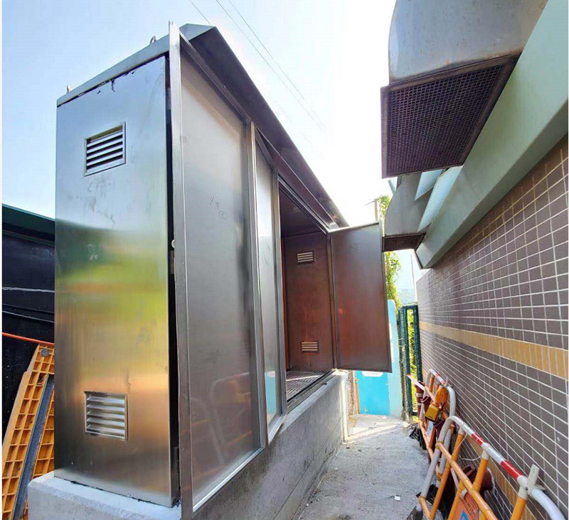 香港戶外不銹鋼配電櫃-electric-panel-cabinets/中電標準不鏽鋼電櫃/不鏽鋼配電箱/消防水泵控制箱/路燈控制箱D8