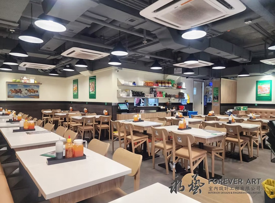 餐廳裝修設計工程-現代餐廳設計-香港餐廳裝修設計費用報價-Restaurant-decoration-Interior-design-餐廳食肆翻新工程